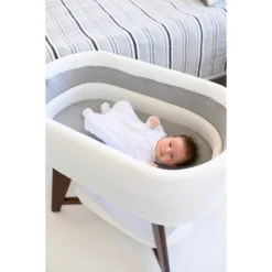 TruBliss Evi Smart Bassinet - White -Baby Furniture Store GUEST 003f367b 108e 4280 8f4f f1abeea6a227