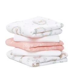 Aden + Anais Essentials Muslin Squares Baby Blankets - 5pk -Baby Furniture Store GUEST 017a2a4e 3d94 4d62 aa5e 7d19cc7cdeb1