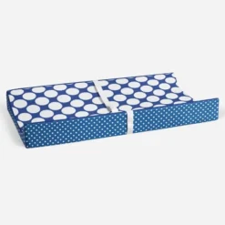 Bacati - MixNMatch Blue Large Dots Changing Pad Cover -Baby Furniture Store GUEST 01cb4c7e fd6e 43b8 ac77 508a01897e91