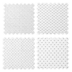 Bacati - LOVE Muslin Swaddling Blankets Set Of 4, Gray/White -Baby Furniture Store GUEST 0a7de354 fa64 4781 be8b 9a40bc4e82ca