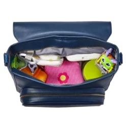 JJ Cole Vegan Leather Brookmont Backpack Diaper Bag - Oxford Navy -Baby Furniture Store GUEST 0be290b3 0c38 42e8 bdd0 24e2d5aaa791
