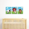 Big Dot Of Happiness Farm Animals - Barnyard Nursery Wall Art And Kids Room Decorations - Gift Ideas - 7.5 X 10 Inches - Set Of 3 Prints -Baby Furniture Store GUEST 0c0142c0 f32d 47d9 b683 4a9901bc9acd