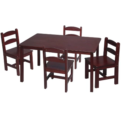 5pc Kids' Rectangle Table And Chair Set - Gift Mark 7 5pc Kids' Rectangle Table And Chair Set - Gift Mark - Image 5