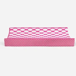 Bacati - MixNMatch Pink Large Dots Changing Pad Cover -Baby Furniture Store GUEST 0c999afe 9120 4e8c baea b0f27b5107b3