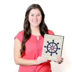 Big Dot Of Happiness Ahoy - Nautical Girl - Pink Nursery Wall Art And Kids Room Decorations - Gift Ideas - 7.5 X 10 Inches - Set Of 3 Prints -Baby Furniture Store GUEST 0e14a552 adfb 409b aafe 148d12e71f19