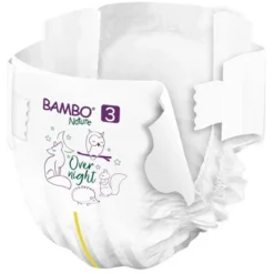 Bambo Nature Baby Baby Diaper Size 3 9 To 18 Lbs. 1000021009, 52 Ct