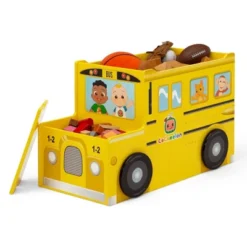 Delta Children Cocomelon School Bus Toy Box - Greenguard Gold Certified -Baby Furniture Store GUEST 101ef80d de32 4db4 81d2 fa1378acd211
