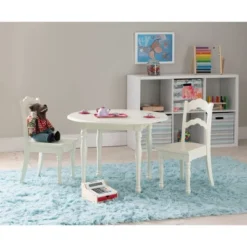 3pc Londyn Table And Chairs Set White - Powell 21 3pc Londyn Table And Chairs Set White - Powell -Baby Furniture Store GUEST 109b738b 5584 48fd 9863 686a09bf48c2