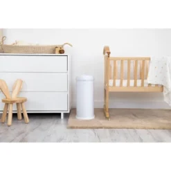 Ubbi® Ubbi Steel Diaper Pail - White -Baby Furniture Store GUEST 145e6063 9e29 4fa4 b6b5 87eb2289993d