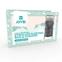 JOYB 2-in-1 Universal Stroller Sleeping Bag & Cushion, Fleece-Lined Sleep Sack For Stroller