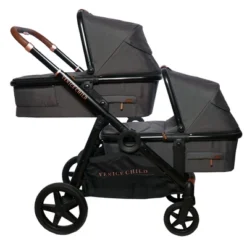 Venice Child Maverick Stand Alone Bassinet For Single To Double Stroller (Not Included) With Side Storage Pocket And Sun Guard Canopy, Eclipse Black -Baby Furniture Store GUEST 1aaabfe6 2e08 4aff bdf9 ecb366e30d93