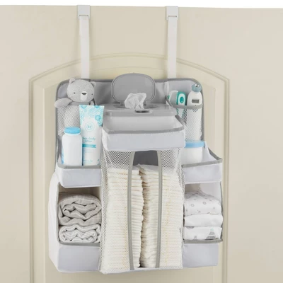 L.A. Baby Diaper Caddy And Nursery Organizer For Baby's Essentials - White 4 L.A. Baby Diaper Caddy And Nursery Organizer For Baby's Essentials - White - Image 2