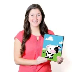 Big Dot Of Happiness Farm Animals - Barnyard Nursery Wall Art And Kids Room Decorations - Gift Ideas - 7.5 X 10 Inches - Set Of 3 Prints -Baby Furniture Store GUEST 1af65fa4 6aca 4d37 a14e 98cba8533307