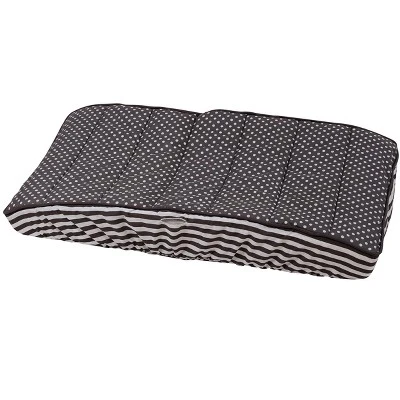 Bacati - Elephants White/Gray Gray Pin Dots Changing Pad Cover 9 Bacati - Elephants White/Gray Gray Pin Dots Changing Pad Cover - Image 7