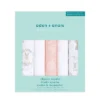 Aden + Anais Essentials Muslin Squares Baby Blankets - 5pk