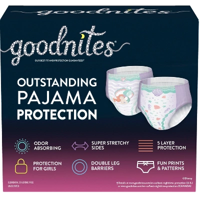 Goodnites Girls' Nighttime Bedwetting Underwear - (Select Size And Count) 3 Goodnites Girls' Nighttime Bedwetting Underwear - (Select Size And Count)