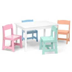 Delta Children MySize Kids' Table With 4 Chairs - Greenguard Gold Certified -Baby Furniture Store GUEST 2b6a8636 9d10 4f12 b516 bec369ec9216