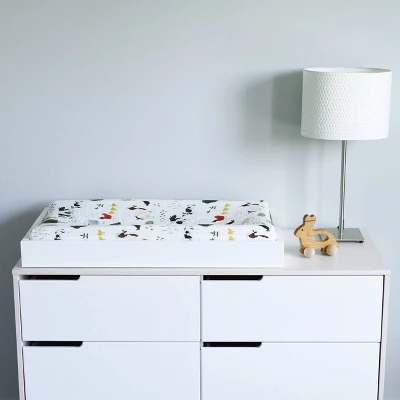 Red Rovr Cotton Muslin Changing Pad Cover 4 Red Rovr Cotton Muslin Changing Pad Cover - Image 2