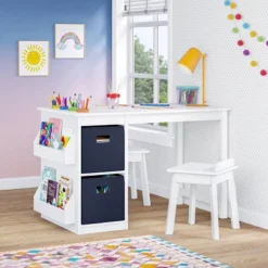 Kids' Art Activity Table With Storage White - RiverRidge Home -Baby Furniture Store GUEST 2c3a1141 403c 43ba b631 4e89f537ea11