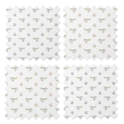 Bacati - Happy Monkeys Green/Gray/Beige Unisex Muslin Swaddling Blankets Set Of 4 -Baby Furniture Store GUEST 2d2f6c26 c8d9 44b2 8bf3 464d70eb5721