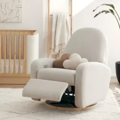 Babyletto Nami Electronic Recliner And Swivel Glider With USB Port And Light Wood Base 24 Babyletto Nami Electronic Recliner And Swivel Glider With USB Port And Light Wood Base -Baby Furniture Store GUEST 300c2e8b ad3c 4dc6 ba3b f80c3ed12931