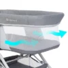 Baby Trend Quick-Fold 2-in-1 Rocking Portable Bassinet - Shadow Stone Gray 1 Baby Trend Quick-Fold 2-in-1 Rocking Portable Bassinet - Shadow Stone Gray -Baby Furniture Store GUEST 328d1282 315d 40aa 93cc b4fc7f56915f