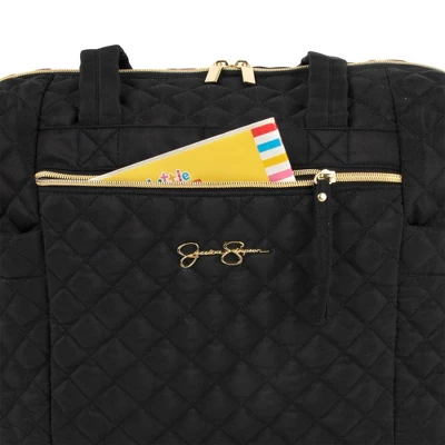 Jessica Simpson Quilted Tote - Black 9 Jessica Simpson Quilted Tote - Black - Image 7
