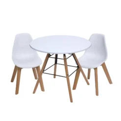 3pc Modern Kids' Round Table And Chair Set - Gift Mark -Baby Furniture Store GUEST 36792417 1817 40d5 a64b ea639f59eaa3