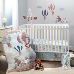 Bedtime Originals Up Up & Away Bear/Balloon/Cloud Soft Blue Fleece Baby Blanket -Baby Furniture Store GUEST 37174823 2f5a 4caf 992f 72ae039dcf41