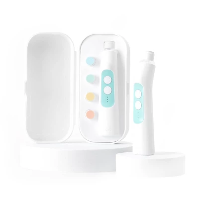 Frida Baby Electric Nail Buffer - Baby Nail File, Nail Clippers + Trimmer Kit - 4 Buffer Pads, LED Light + Case 7 Frida Baby Electric Nail Buffer - Baby Nail File, Nail Clippers + Trimmer Kit - 4 Buffer Pads, LED Light + Case - Image 5