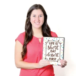 Big Dot Of Happiness Sweet Shoppe - Cupcake Nursery Wall Art, Donut Kids Room Decor & Bakery Kitchen Home Decor - 7.5 X 10 Inches - Set Of 3 Prints -Baby Furniture Store GUEST 3b95a77f fe50 493a 8248 f5b1fb480595