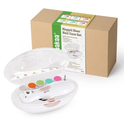 Haakaa Happii Bear Rechargeable Nail Trimmer Set 3 Haakaa Happii Bear Rechargeable Nail Trimmer Set