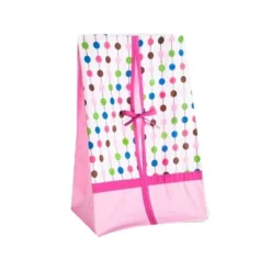 Bacati - Botanical Floral Birds Pink Multicolor 4 Pc Crib Bedding Set With Diaper Caddy -Baby Furniture Store GUEST 3c753af5 b5f0 4ade acaf 422678ffdaf3 1