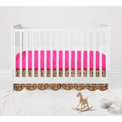 Bacati - Damask Pink Fuschia Chocolate 4 Pc Crib Bedding Set With Diaper Caddy -Baby Furniture Store GUEST 3cd1eb99 c588 42d2 bbe8 47904fc5ecbe