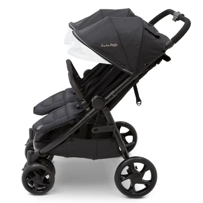 Jeep Destination Ultralight Side X Side Double Stroller By Delta Children - Midnight Black 3 Jeep Destination Ultralight Side X Side Double Stroller By Delta Children - Midnight Black