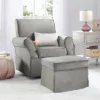 Baby Relax Emmie Swivel Glider & Ottoman Set - Gray Microfiber 1 Baby Relax Emmie Swivel Glider & Ottoman Set - Gray Microfiber -Baby Furniture Store GUEST 3e8fdb66 a444 4744 bb4c 8a6b0c913cb4