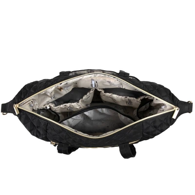 Jessica Simpson Quilted Tote - Black 6 Jessica Simpson Quilted Tote - Black - Image 4