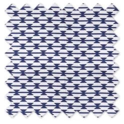 Bacati - Aztec Print Kilim Navy Crib/Toddler Bed Skirt