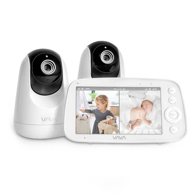 VAVA Split View 5" 720P Video Baby Monitor With 2 Cameras 4 VAVA Split View 5" 720P Video Baby Monitor With 2 Cameras - Image 2
