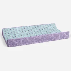 Bacati - Isabella Paisley Aqua/Lilac/Purple Floret Changing Pad Cover 11 Bacati - Isabella Paisley Aqua/Lilac/Purple Floret Changing Pad Cover -Baby Furniture Store GUEST 462f2874 efd0 48b8 969a 8f51e97ec406
