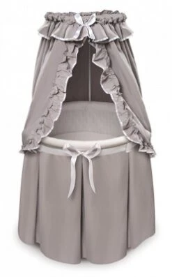 Badger Basket Empress Round Baby Bassinet With Canopy -Baby Furniture Store GUEST 494c4561 0bd3 4ee5 9707 bdbf39d462d7