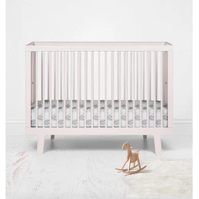 Bacati - Elephants Gray Muslin 100 Percent Cotton Universal Baby US Standard Crib Or Toddler Bed Fitted Sheet 5 Bacati - Elephants Gray Muslin 100 Percent Cotton Universal Baby US Standard Crib Or Toddler Bed Fitted Sheet - Image 3