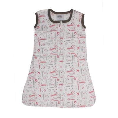 Bacati - Boys Baseball Muslin Red Gray 4 Pc Crib Bedding Set With Sleeping Bag 3 Bacati - Boys Baseball Muslin Red Gray 4 Pc Crib Bedding Set With Sleeping Bag