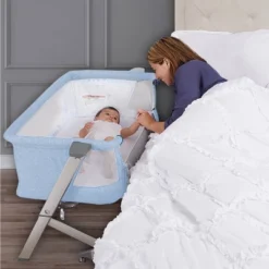 Dream On Me Skylar Bassinet And Bedside Sleeper - Blue 10 Dream On Me Skylar Bassinet And Bedside Sleeper - Blue -Baby Furniture Store GUEST 4c517770 4e5a 495a 8409 50915415a06e