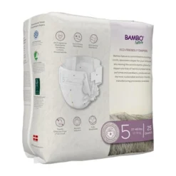 Bambo Nature Dream Baby Diapers - Eco-Friendly, Heavy Absorbency - Size 5, 27-40 Lbs