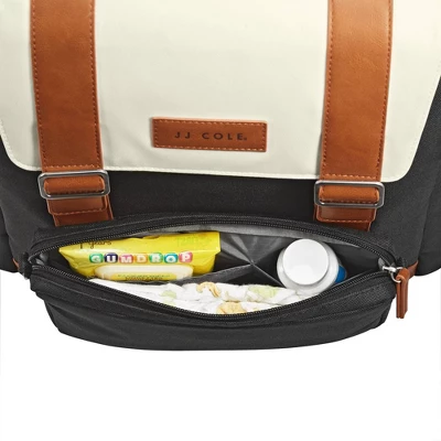 JJ Cole Bloomfield Modular Knapsack Diaper Bag Onyx & Ivory 12 JJ Cole Bloomfield Modular Knapsack Diaper Bag Onyx & Ivory - Image 10