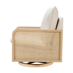 Babyletto Sumba Swivel Glider With Cane - Performance Cream Eco-Weave/Light Wood Base 9 Babyletto Sumba Swivel Glider With Cane - Performance Cream Eco-Weave/Light Wood Base -Baby Furniture Store GUEST 4d89032d df19 4167 9ee0 f70f0cd15764