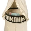 Badger Basket Elite Oval Baby Bassinet With Canopy - Espresso/Ecru -Baby Furniture Store GUEST 4e0d49d1 0c72 40ee aff1 a99a9860f479