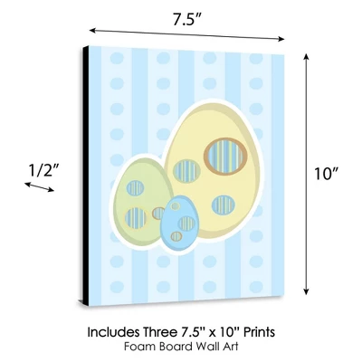 Big Dot Of Happiness Baby Boy Dinosaur - Dino Nursery Wall Art And Kids Room Decorations - Gift Ideas - 7.5 X 10 Inches - Set Of 3 Prints 5 Big Dot Of Happiness Baby Boy Dinosaur - Dino Nursery Wall Art And Kids Room Decorations - Gift Ideas - 7.5 X 10 Inches - Set Of 3 Prints - Image 3