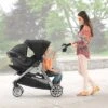 Chicco Bravo For 2 Double Stroller - Iron -Baby Furniture Store GUEST 4f9681a6 c8f7 4766 a84e ee5abe271534